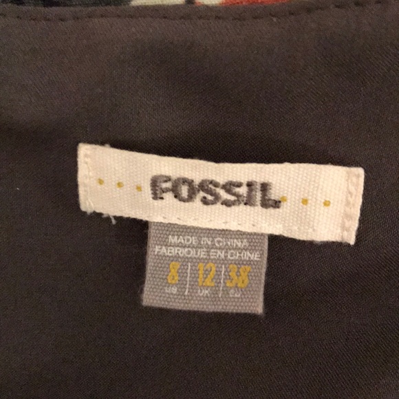 Dark Green Fossil Cocktail dress - Picture 6 of 6